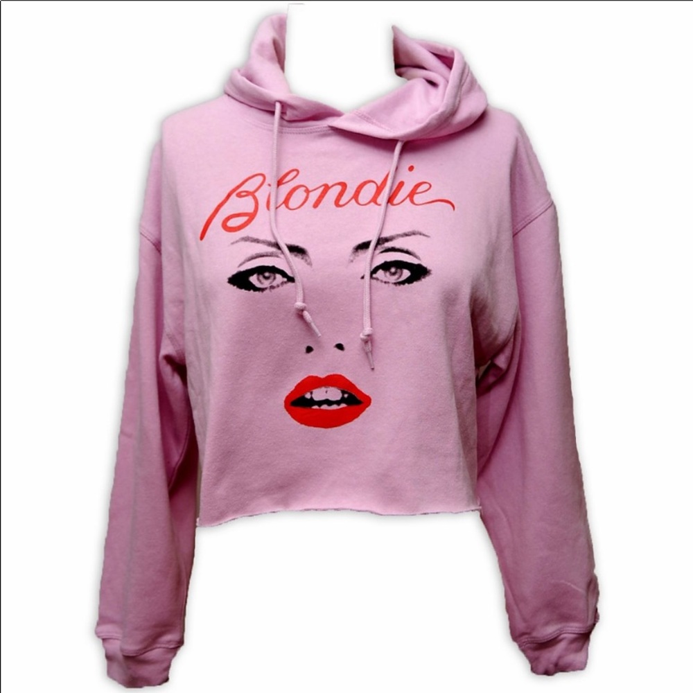 Blondie Cropped Hoodie, Size L